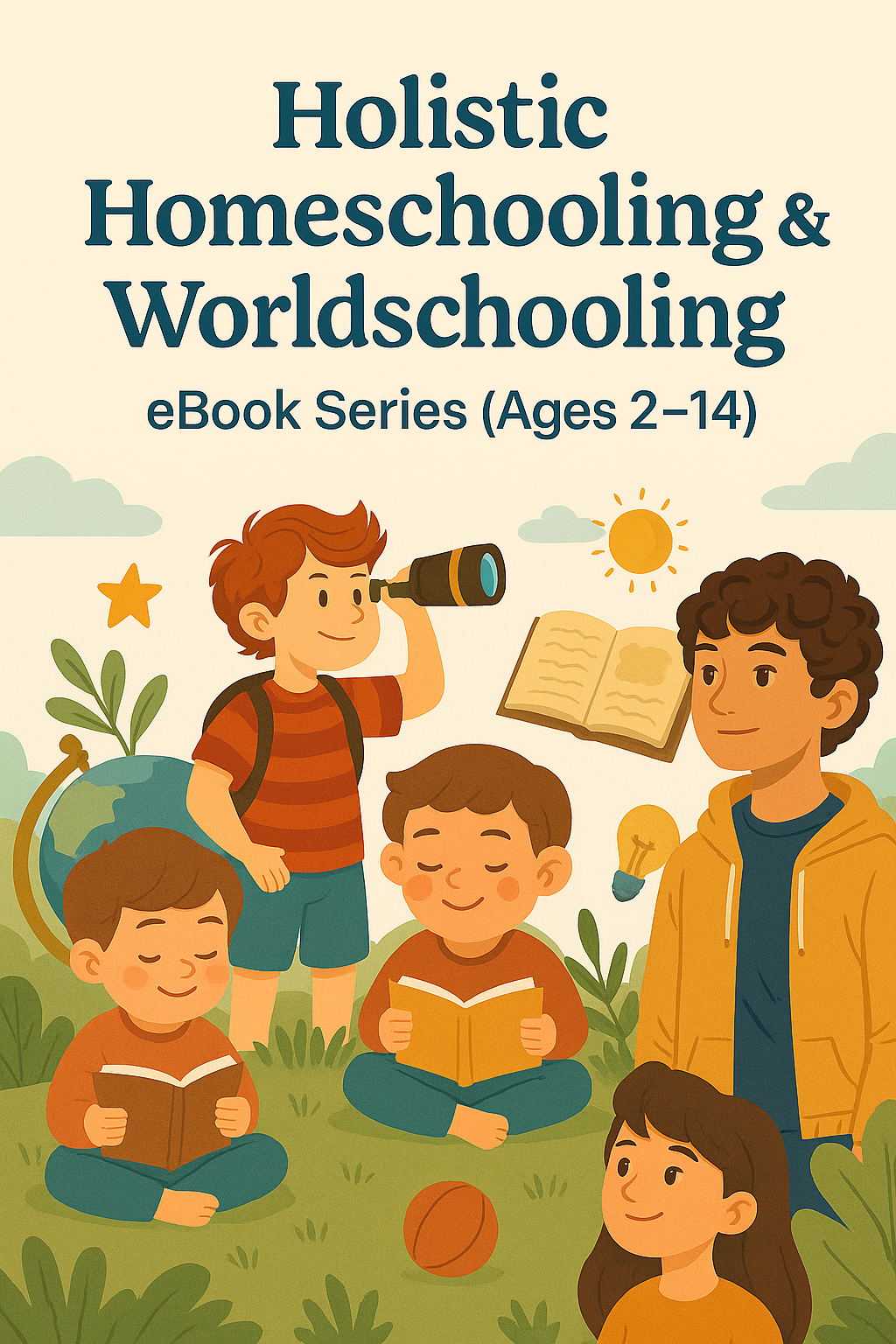 Holistic Homeschooling & Worldschooling eBook Series (Ages 2–14)
